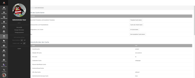 Exponential Platform Nexus 1.0.0.0.3 Admin 7x Netgen Admin UI Navigation Screenshot